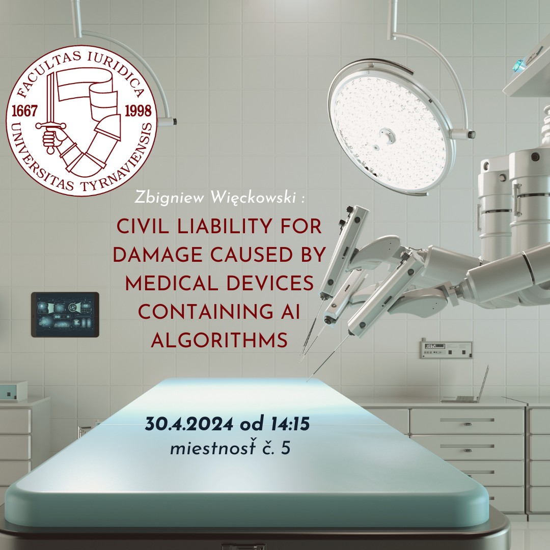 Civil Liability for Damage Caused by Medical Devices Containing AI Algorithms