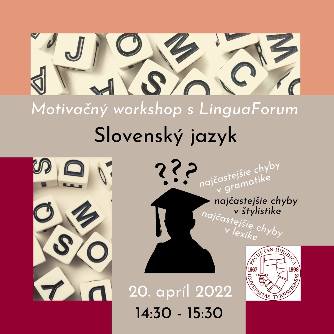 Motivačný workshop - slovenský jazyk