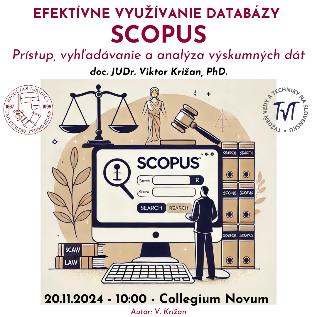 Vzdelávací seminár pre učiteľov: Efektívne využívanie databázy SCOPUS