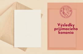 VÝSLEDKY druhého kola prijímacích skúšok na bakalárske štúdium