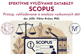 Vzdelávací seminár pre učiteľov: Efektívne využívanie databázy SCOPUS