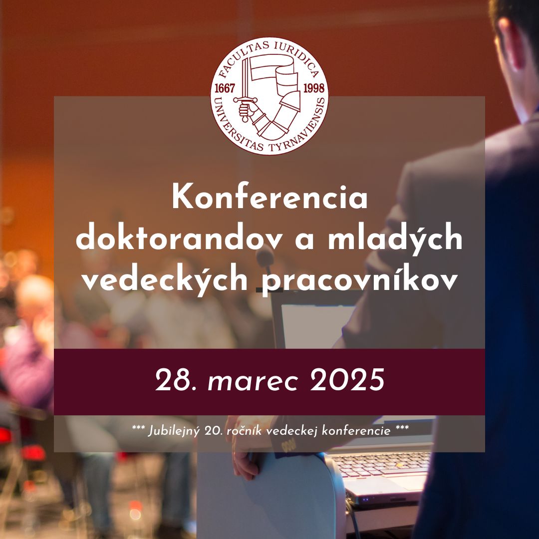 Konferencia doktorandov a mladých vedeckých pracovníkov