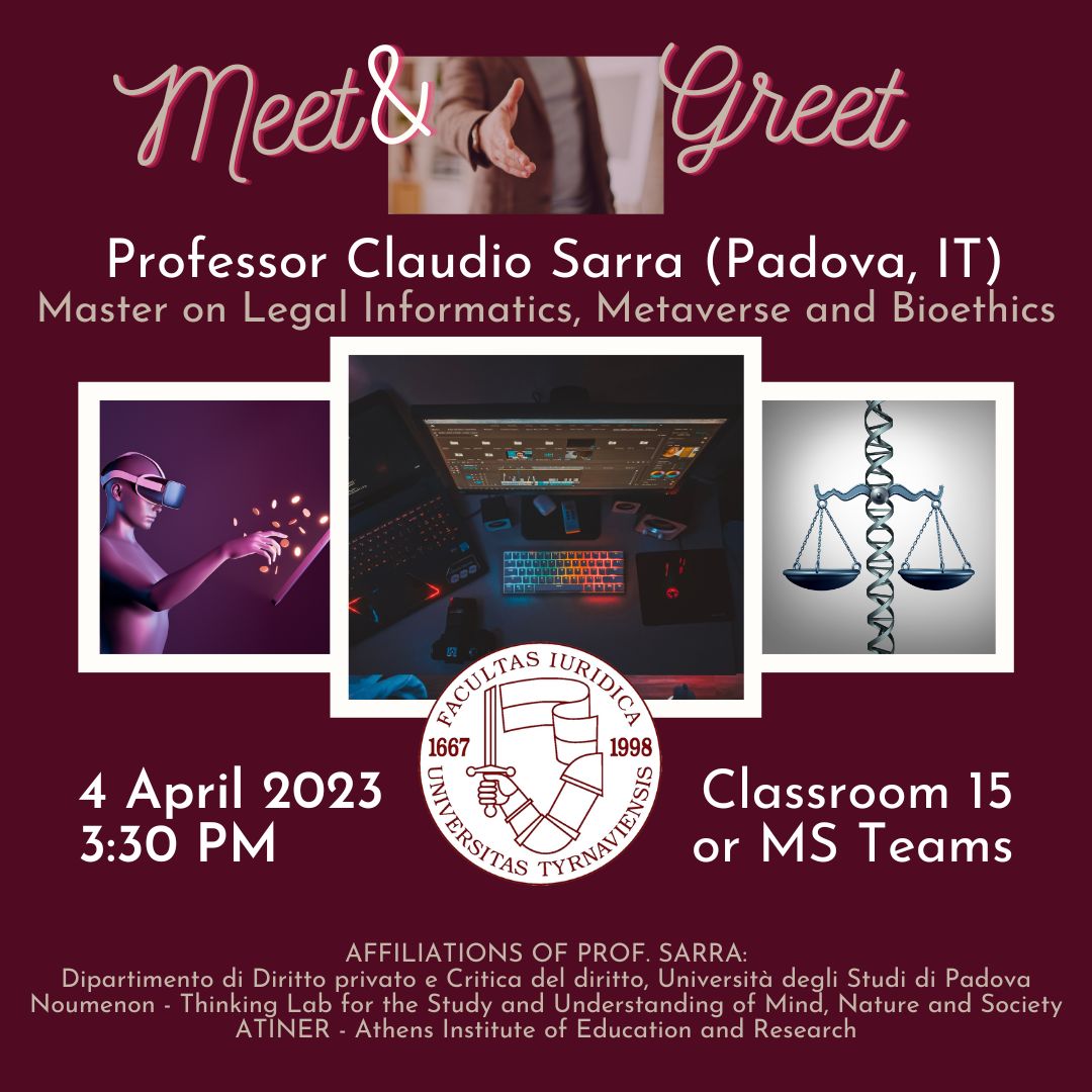 Meet&amp;Greet Prof. Claudio Sarra