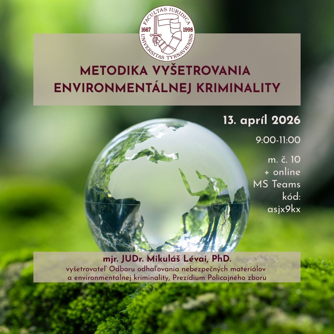 Metodika vyšetrovania environmentálnej kriminality