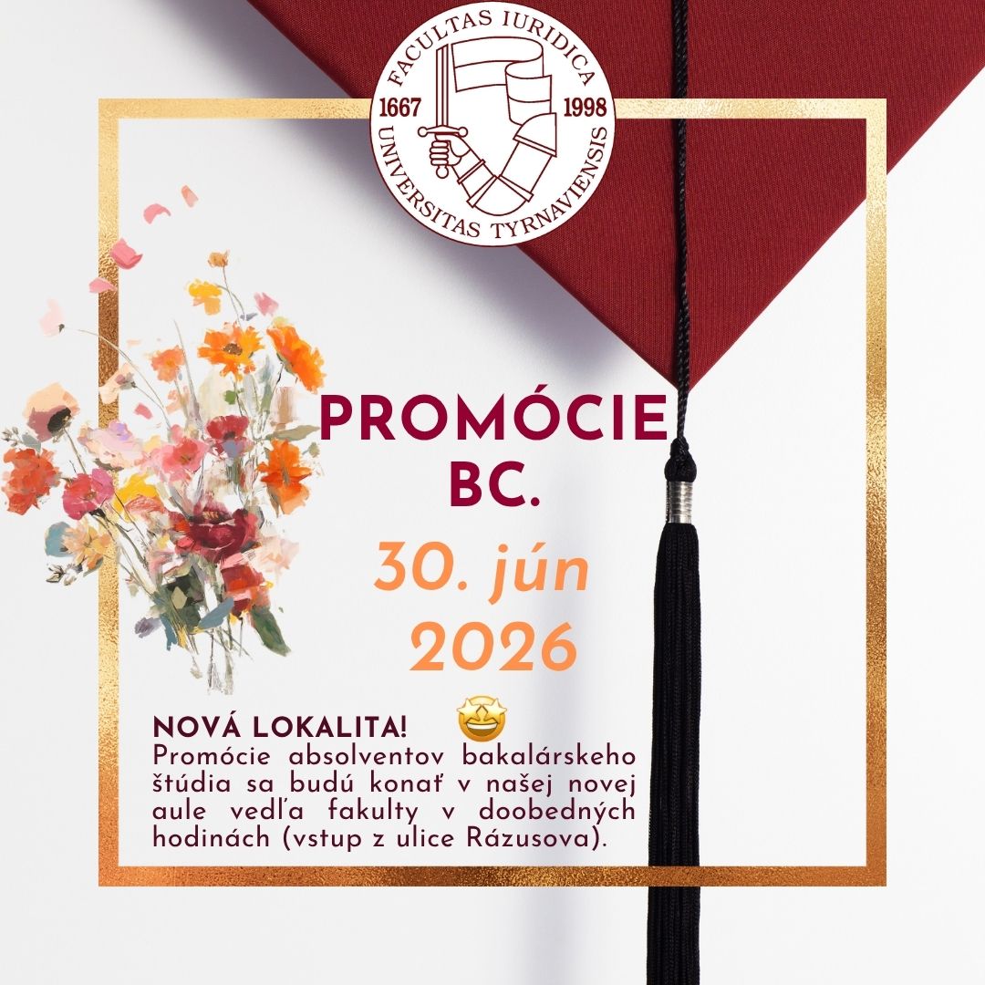 Promócie absolventov bakalárskeho štúdia