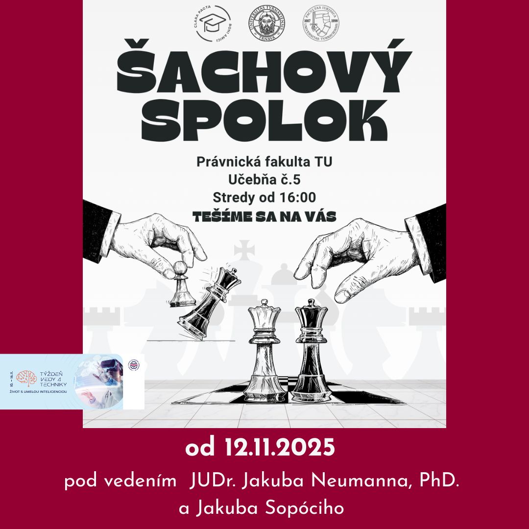 Šachový spolok PF TU: zahájenie