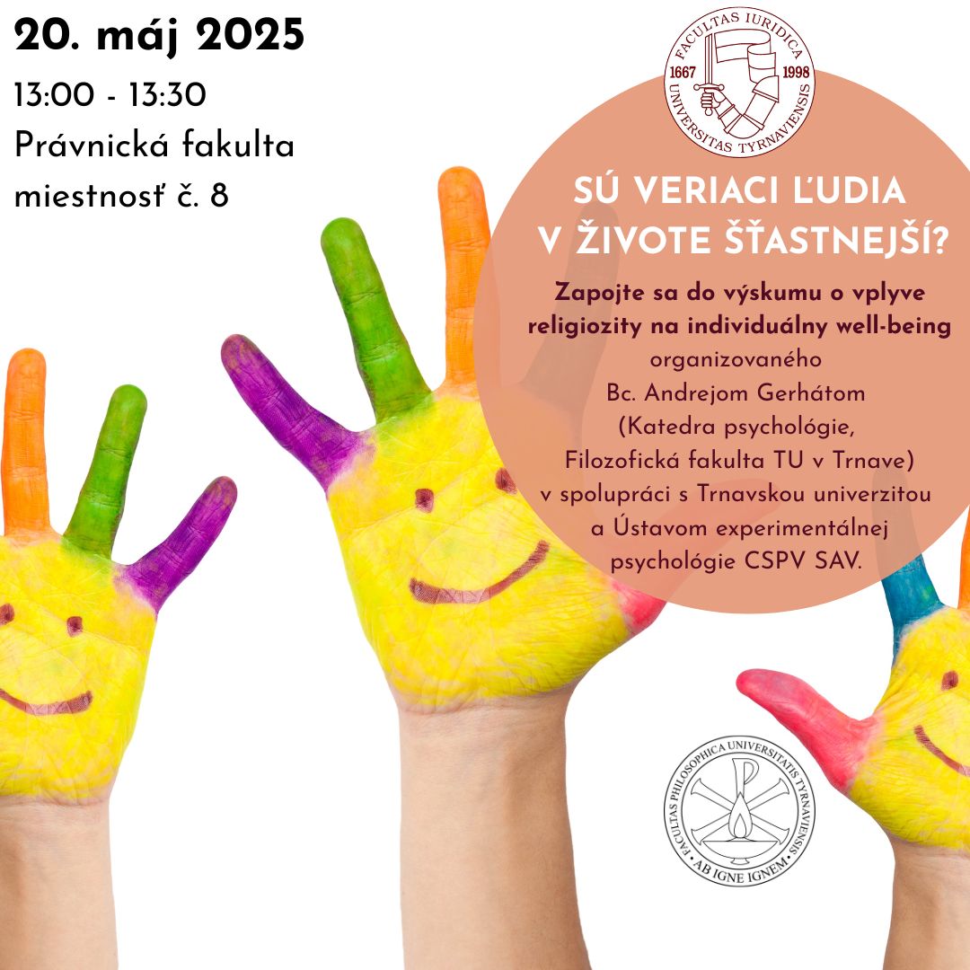 Výskum študenta psychológie: Sú veriaci ľudia v živote šťastnejší?