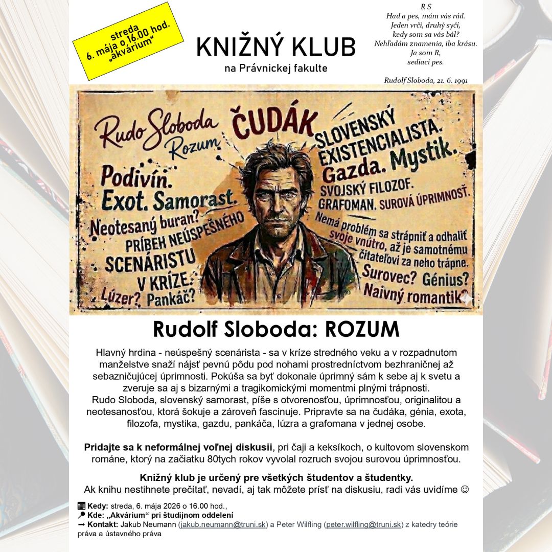 Knižný klub - Rudolf Sloboda: Rozum