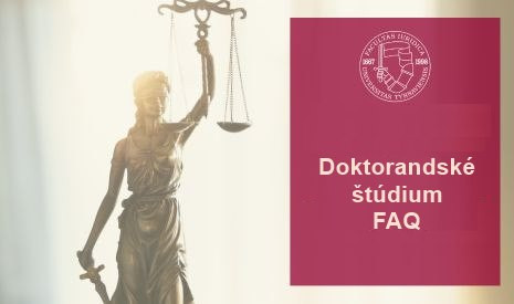 Doktorandské štúdium – Často kladené otázky (FAQ)