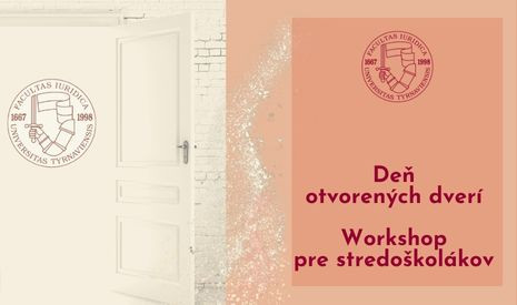 15.2.2023: Deň otvorených dverí a 1.3.2023 DOD + Workshop pre stredoškolákov
