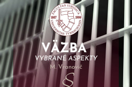 Väzba - vybrané aspekty