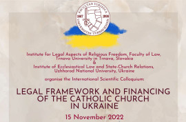 Legal framework and financing of the Catholic Church in Ukraine