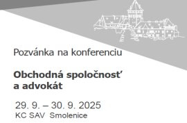 Advokát a obchodná spoločnosť