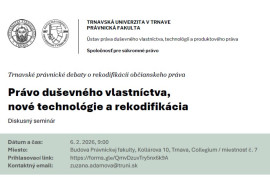 Právo duševného vlastníctva, nové technológie a rekodifikácia